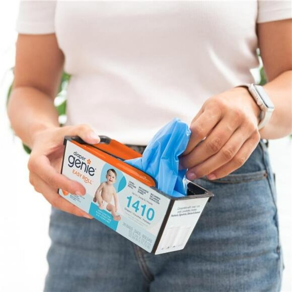 Diaper Pail Refill Bags 30 Count Fits Genie Signature Odor Control 1410 Diapers - Picture 2 of 7